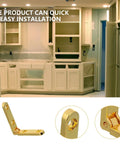 Decorative 90 Degree Folding Hinges Set of 10 Zinc Alloy Rust Resistant Finish Built for Jewelry Boxes and Tiny Cabinets