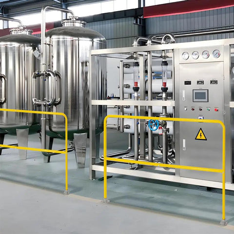 Heavy Duty Industrial Safety Railing 72 Long By 42 High Rock Solid Steel Pipe Guardrail featuring yellow coating near industrial tanks.