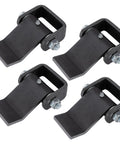 Heavy Duty Steel Dump Trailer Hinge, Weld On Trailer Door Hinge Built Like A Tank For Flatbeds And Gates With Smooth Pivoting Action and Bulletproof Reliability For Real World Load Jobs, set of four steel pivot brackets.