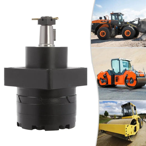 Straight Up Heavy Duty 250 Cc Hydraulic Motor Compatible With Parker Tf Series Built Like A Tank For Farm And Factory Use close-up view.