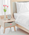 Bedroom scene with Six Pack Soft Silicone Flower Cabinet Knobs Pink Cartoon Drawer Pulls With Screws So Cute For Nursery Bedroom