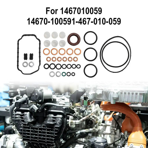 Fuel Injection Pump Repair Kit For VE Pump 5.9L 12V Diesel Engine With Governor Springs And Replacement Seals For Cummins Dodge Ram 2500 3500 Trucks Get Your Truck Running Strong Smooth Fuel Delivery And Reliable Engine Performance. VE pump seal kit with O-rings and gaskets