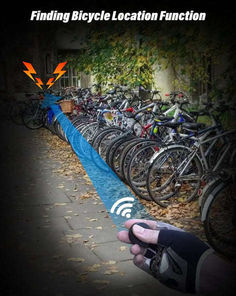 Remote Control Bike Horn With Four Sound Modes And Adjustable 80 To 120 dB USB Rechargeable IPX6 Waterproof Mountain Bike Bell And Scooter Alarm For Trails