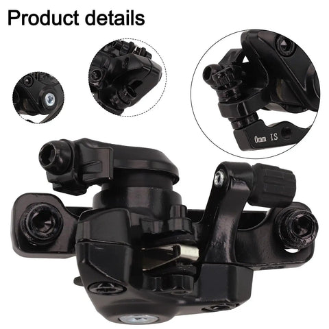 Mechanical Disc Brake Caliper Set For 160mm Rotors Aluminum Alloy Calipers With Metal Pads Front And Rear Compatibility For Electric Bikes Mountain Road And Folding Bikes Dope Stopping Power