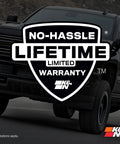 Diesel High Flow Lifetime Engine Air Filter For Ram 2500 3500 4500 5500 2013 Through 2024 warranty badge on truck