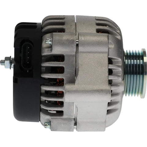 Side view of New 12V 100A CS130D Alternator For GMC Chevy Blazer Bravada Jimmy S10 4.3L V6 With CW Rotation IR Regulator