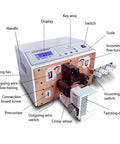 Intelligent Automatic Wire Stripper Machine Twisters Tool For Copper Cable, displaying various controls and parts for efficient operation.
