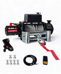Heavy Duty 18,800 Lb Electric Winch With 78 Ft Steel Wire Rope powers up extreme off road recovery with remote and accessories.