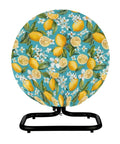 Heavy Duty Weatherproof Fan Cover Fits 24 Inch Outdoor Pedestal Wall Mount Industrial Fans Solid Cloth Guard with lemon design.