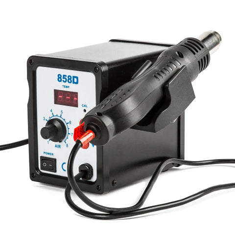 2 In 1 SMD Soldering Rework Station With Hot Air Gun Set Pro Grade LED Digital Temperature Display