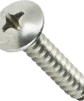 Heavy Duty Size 12 X Half Inch Truss Head Wood Deck And Sheet Metal Screws Full Thread Phillips Drive Stainless Steel 18 8 Bright Finish.
