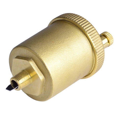 Hydro Master automatic air vent valve, brass, 1/8 inch