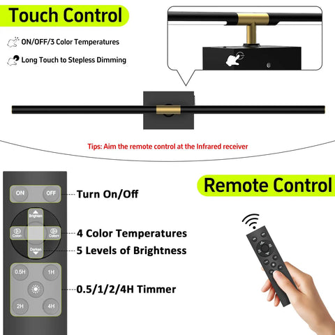 Cordless Battery Wall Sconces Set Of 2 Packed With 10000 Mah Power And Zero Wiring Hassle For Quick Setup and sleek matte black finish remote control features.