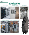 AC Miniature Circuit Breaker 15 Amp 120V 240V 1 Pole DIN Rail Mount 35mm UL489 Listed HCB1U60 MCB in various applications