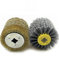 Kick Ass Woodworking Polishing Wheel Brush Set With 120 MM Outer Diameter And 100 MM Length for efficient wood grinding and polishing