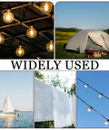 50 Pack Top Shelf Aluminum Wire Rope Sleeves 3/16 Inch Crimping Cable Ferrules For Rigging And Outdoor Projects Built Tough Against Rust No Sweat Assembly Durable And Reliable, used for lighting and camping.