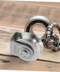 Two Pack Stainless Steel Pulley Wheel With Bearing, Heavy Duty Industrial Door Track Crane Roller for Gym Equipment