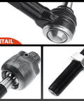 Front Inner And Outer Tie Rod End Kit Fits Dodge Challenger Charger Magnum And Chrysler 300 For RWD Models 2005 2010 Replacement Steering Linkage Upgrade Easy Install close-up detail