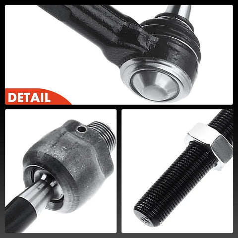 Front Inner And Outer Tie Rod End Kit Fits Dodge Challenger Charger Magnum And Chrysler 300 For RWD Models 2005 2010 Replacement Steering Linkage Upgrade Easy Install close-up detail