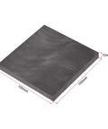 Graphite Plate 100mm By 100mm By 10mm Blank Block for Experimental Electrolysis and Electroplating with Smooth Surface