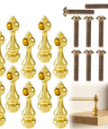 Heavy Duty Kirsite Shelf Brackets For Home Decor, Solid And Secure Storage Cabinet Hardware, Simple Clamp Design, shown with screws