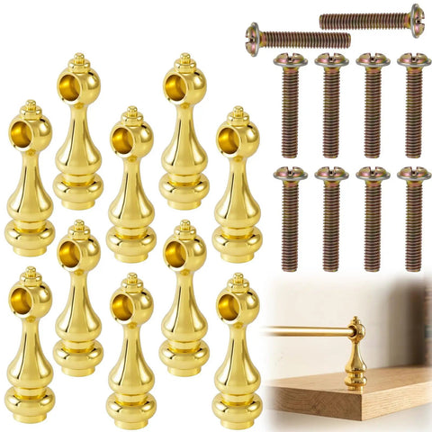 Heavy Duty Kirsite Shelf Brackets For Home Decor, Solid And Secure Storage Cabinet Hardware, Simple Clamp Design, shown with screws