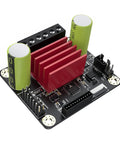Dope TMC5160T Plus Stepper Motor Driver V1.0 with 8 MOSFETs 60V 10.6A IRMS Silent SPI module showing red heatsink and connectors.