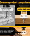4 Piece Carbide Countersink Drill Bit Set For Woodworking With 4 Flutes And Adjustable Low Friction Depth Stop comparison