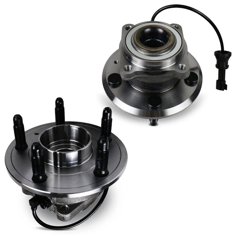Rear Wheel Bearing And Hub Assembly Replacement Kit For 2010 To 2017 Chevy Equinox And GMC Terrain 5 Lug With ABS Two Piece Direct Fit