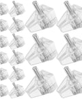 100 Pieces Plastic Cabinet Shelf Pegs Dead Easy To Use Locking Shelf Pins For Bookshelves And Cupboards Stable Support