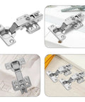 Soft Closing Cabinet Door Hinges For Kitchen And Home Use Frameless Concealed Steel Hinges With Hydraulic Support No Squeaks Silent