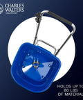 Landscape Broadcast Spreader CW2800S With 80Lb Capacity And Stainless Steel Frame, top view