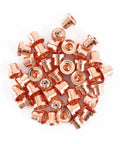 Super Durable 100 Pcs Plasma Cutter Consumable Kit With High Quality Tips Electrodes Nozzles For Pt31 Cut40 Cut50 Machines copper nozzles in various angles