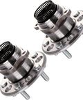 Rear Wheel Hub And Bearing Assembly 512340 Fit For Hyundai Elantra 2007 2012 With ABS 5 Lug 2 Pack Drop In Replacement OE Quality Direct Fit No Modifications Needed