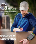 Person using Ring Wearable 2D Barcode Scanner With USB Wired 2 4G Wireless And Bluetooth 3 In 1 Connection for warehouse logistics