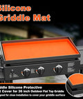 Slick Custom Fit Silicone Griddle Cover Rock Solid Anti Debris Shield For Flat Top BBQ Stations All Weather Backyard Cooking Protection No Hassle Heavy Duty Rubber Barrier on 36 inch griddle.