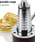 Precision Bangle Stretcher And Ring Sizer Mandrel for Expanding Tight Bands With Clear Measurement Scale, adjustable 47.4-63.4mm.