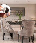 Self Sticky Furniture Glides For Carpet And Hardwood Floors, Heavy Duty Slide Pads To Move Couches And Tables Smooth As Butter Without Scratching Ground Or Breaking A Sweat, Pack Of Twenty, close up of a circular pad.