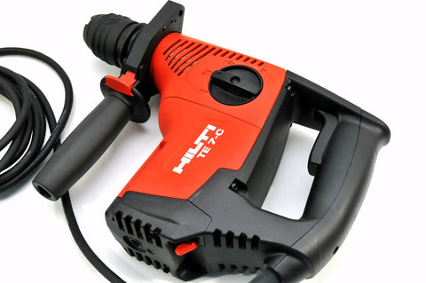Beast 120V Rotary Hammer Drill Kit TE 7-C With D-Grip showing ergonomic design and heavy-duty build for pro-grade results.
