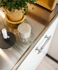 Brushed Satin Nickel Cabinet Pulls 3 Inch Centers 6 Pack Zinc Alloy Drawer Handles For Kitchen Vanity Dresser And Closet