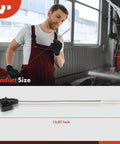 Mechanic using Engine Oil Dipstick For Polaris ATVs And UTVs Compatible With General 1000 Pro XD in garage, 13.07 inch size displayed