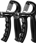 Grip Strength Trainer Set Two Pack With Adjustable Resistance 10 To 130 Lbs Hand Gripper For Forearm And Finger Strength Squeezers