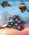 Foam RC Airplane With LED Lights Dope Jet Fighter Style 360 Degree Flip And Stunt Roll 2.4GHz Remote Control Plane