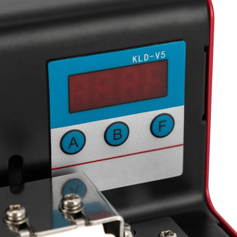 Close-up of the control panel of Automatic Screw Feeder Machine Features High Speed Dual Counting Modes for efficient assembly.