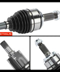 Front Left CV Axle Shaft Assembly for Honda Civic 2016 2021 LX EX LX P 2 0L Non Turbo CVT Automatic Drive Side Not For 1 5T Engine Replacement Part