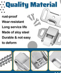 Beefed Up Heavy Duty Mailbox Door Replacement Roller Catch Latch Assembly With Screws, iron alloy roller spring latch