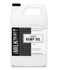 White 1-gallon jug labeled Hemp Oil for wood finishes with The Milk Paint Company branding.