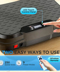Vibration Plate For Full Body Fat Burning And Lymphatic Drainage With A 200W Motor LED control panel and remote