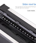 Close-up of slider steel balls in Beefy Square CNC Linear Rail Kit HGH15 39.37 Inch 1000mm Long Guide Rail 15mm Wide With 2 HGH15 CA Carriage Blocks