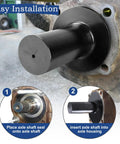 Beefy Wheel Knuckle Vacuum Oil Seal Installer Tool used on Ford F-250/F-350 2005-2019 front axle, showing easy installation steps.